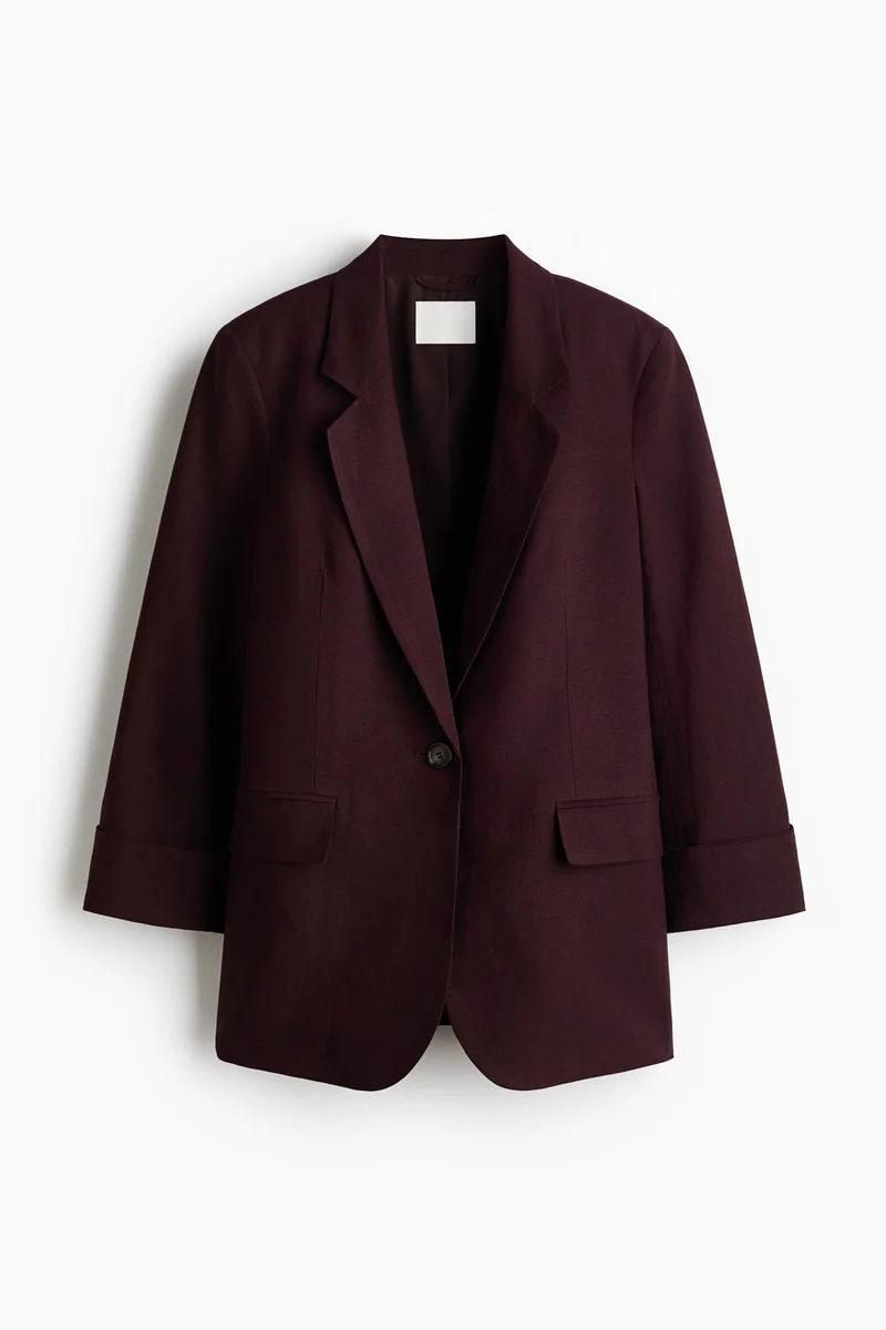 اتش اند ام كنزة من مزيج الكتان